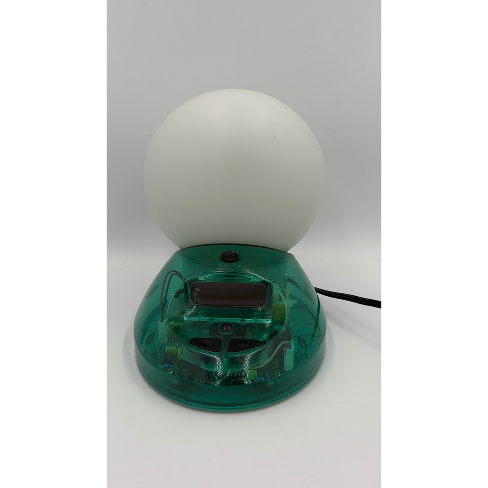BioBrite EZ Wake SunRise Clock Alarm Light Green Translucent Tested